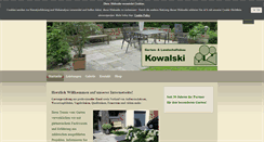 Desktop Screenshot of galabau-kowalski.com